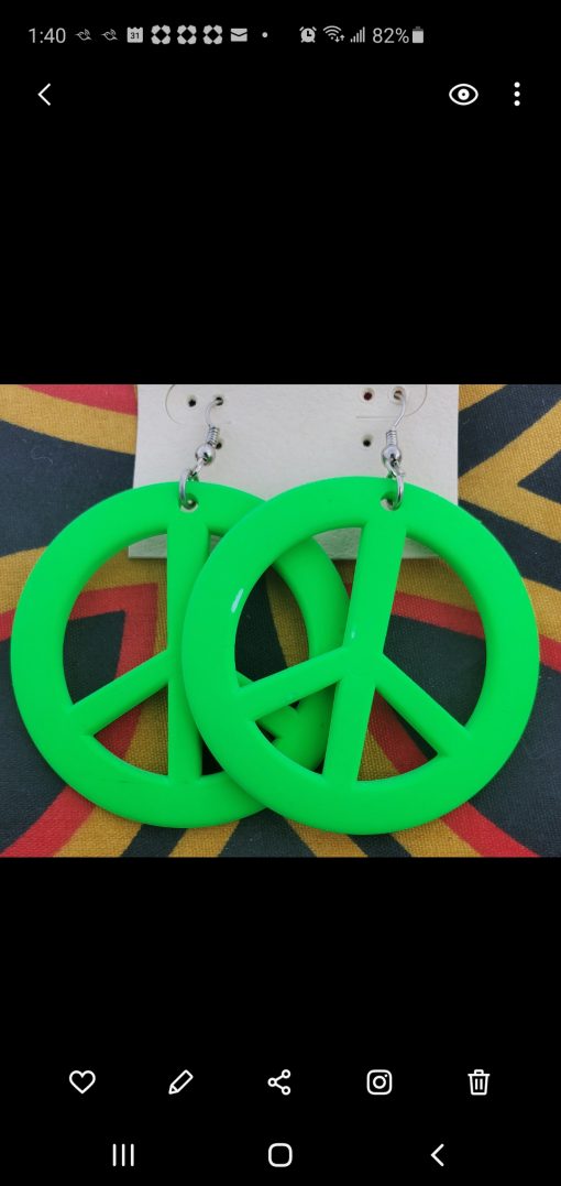 peace-sign-earrings-green-costume-jewelry-brides-by-tina